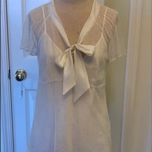 Calvin Klein Ivory 2pc top